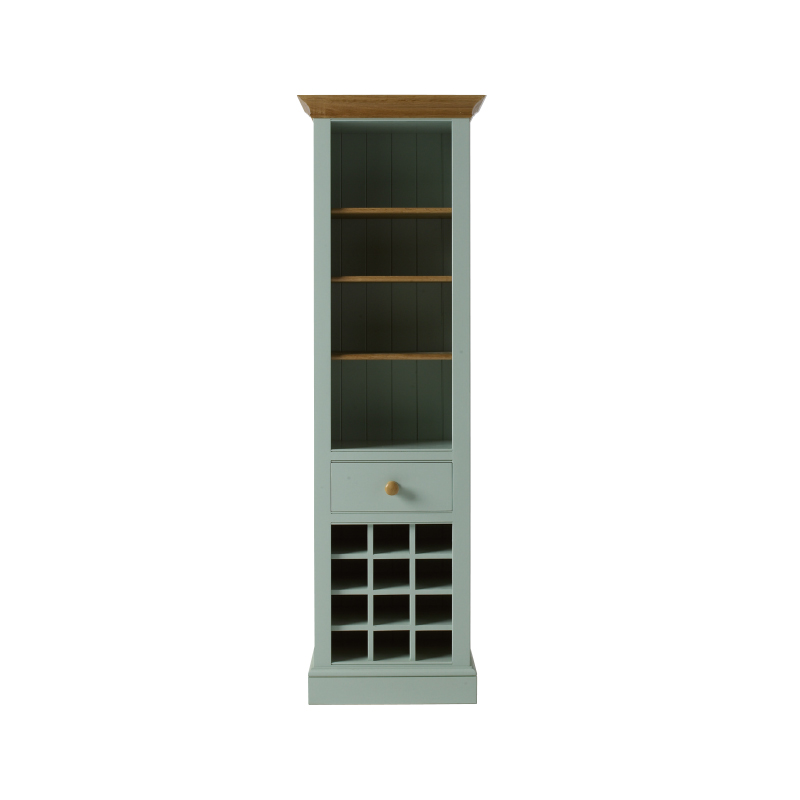 Chatsworth Tall Storage Cabinet With Wine Rack Avalon Interiors