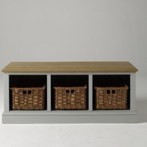 Hall Storage Unit with 3 Baskets - Chatsworth