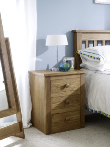 3 Drawer Bedside (Large) - Lulworth