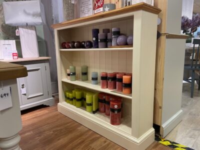 122cm Wide Open Shelved Bookcase